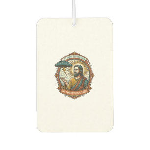 Annoyed Jesus Dark Rain Cloud Lightning Weather Hu Air Freshener