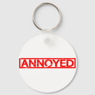Annoyed Stamp Keychain