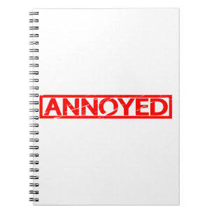 Annoyed Stamp Notebook