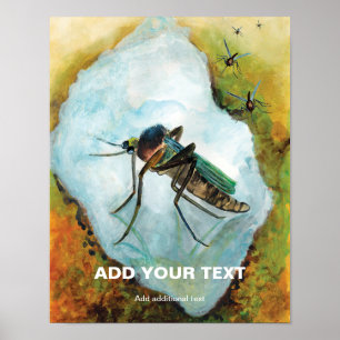 Annoying Mosquito Summer Delight - Funny Custom Poster