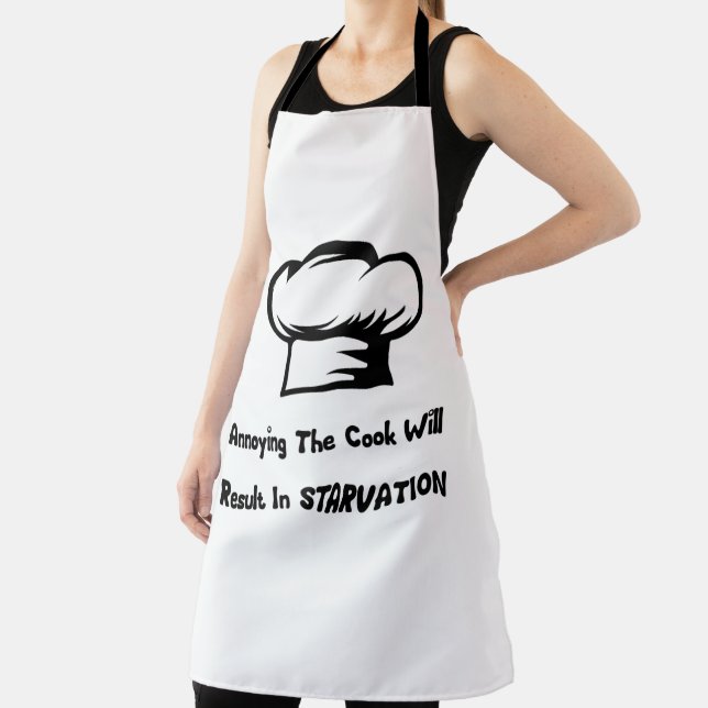 Annoying The Cook Will Result In STARVATION Apron (Insitu)