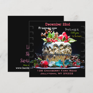 Annual Christmas Dessert Fun Party Invitation