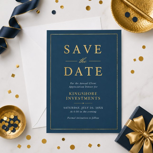 Annual Client Appreciation Dinner Save the Date Invitation (Creator Uploaded)