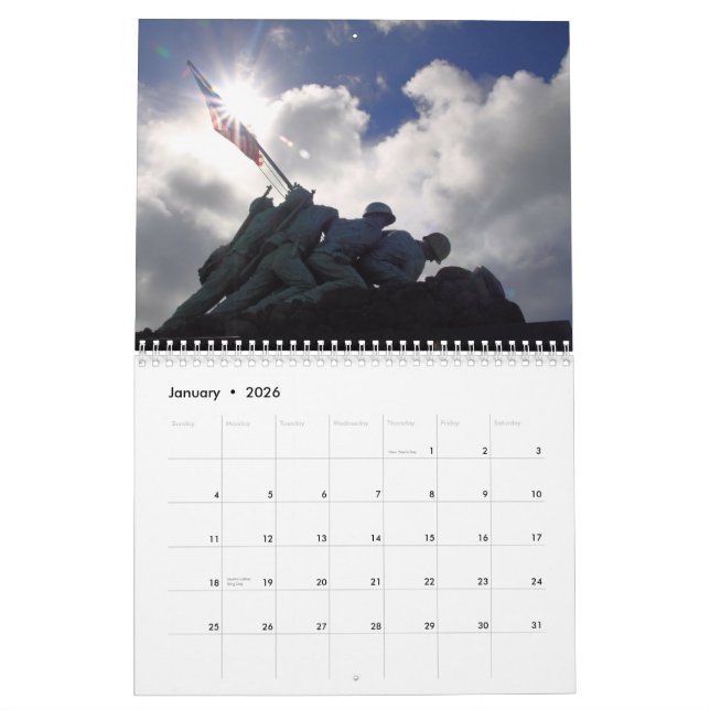 Annual DJ PhotoUSA Calendar (Jan 2026)