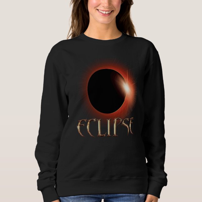 Annual Eclipse Oct 14 2023 and Total Eclipse April Sweatshirt (Front)