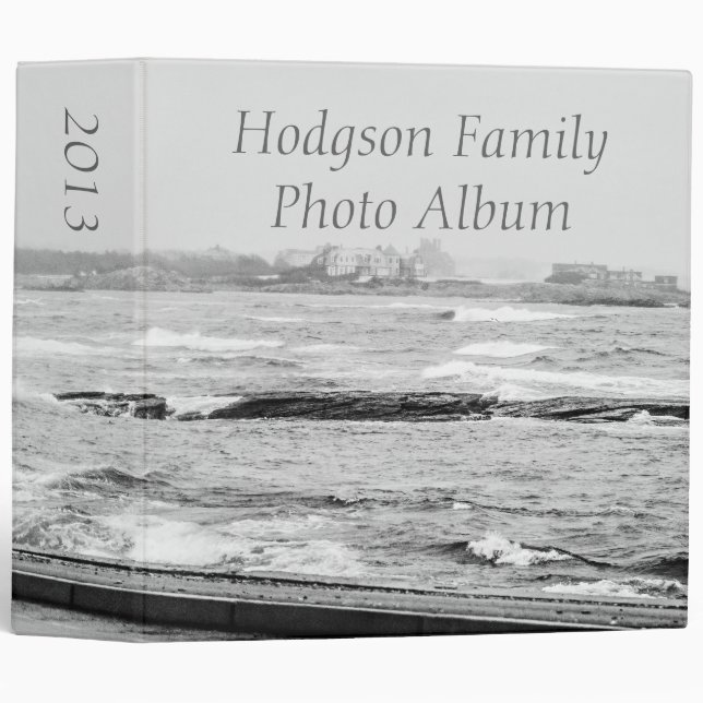 Annual Family Photo Album Binder (Front/Spine)