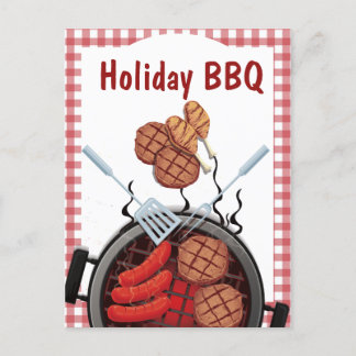 Annual Holiday Picnic Invitation Postcard