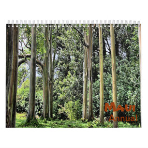 Annual Maui Hawaii Wall Calendar