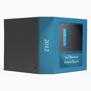 Annual Report Professional Business Binder