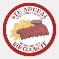 Annual Rib Cookoff BBQ Spare Ribs Barbecue Contest