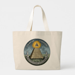 Annuit Coeptis - the All-Seeing Eye Large Tote Bag