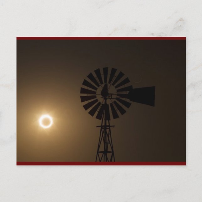 Annular Eclipse of the Sun May 20, 2012 Postcard (Front)