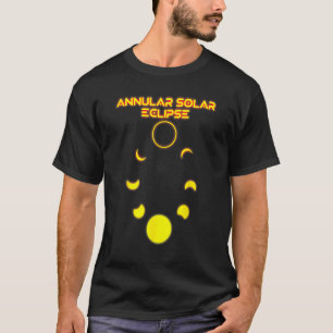 Annular Solar Eclipse 2023 October Astronomy T-Shirt