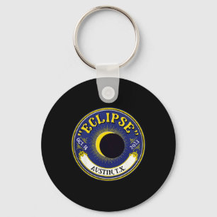 Annular Solar Eclipse Austin Texas Family Travel T Keychain