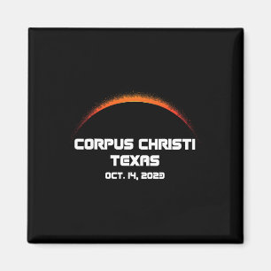 Annular Solar Eclipse S Corpus Christi Fall  Magnet