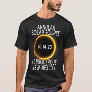 Annular Solar Eclipse T - Albuquerque New Mexico T-Shirt