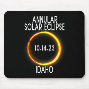 Annular Solar Eclipse T - Idaho  Mouse Pad