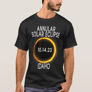 Annular Solar Eclipse T - Idaho  T-Shirt