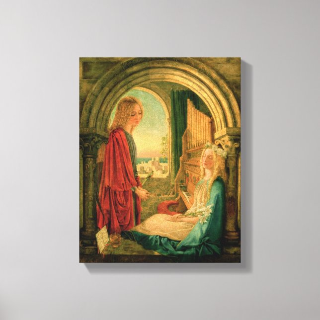 Annunciation, 1859 canvas print (Front)