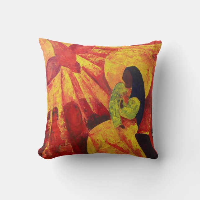 Annunciation 2011 throw pillow (Front)