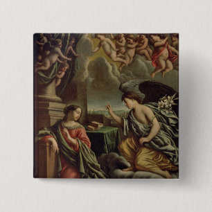 Annunciation 2 Inch Square Button