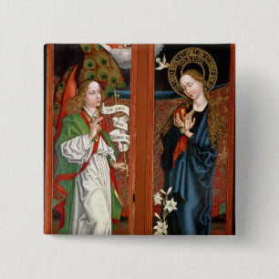 Annunciation 2 Inch Square Button