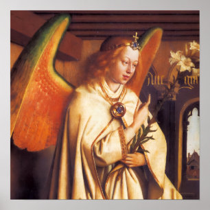 ANNUNCIATION ANGEL Archangel Gabriel Detail Poster