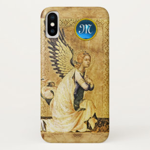 ANNUNCIATION ANGEL MONOGRAM,Parchment iPhone X Case