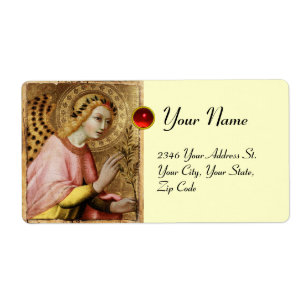 ANNUNCIATION ANGEL, Red Ruby