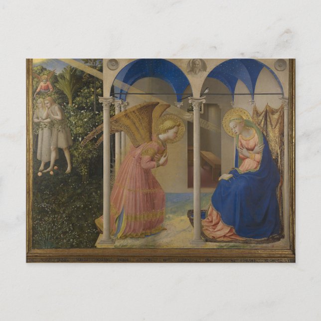 Annunciation by Fra Angelico Postcard (Front)