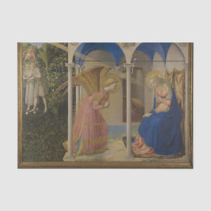 Annunciation by Fra Angelico Tissue Paper