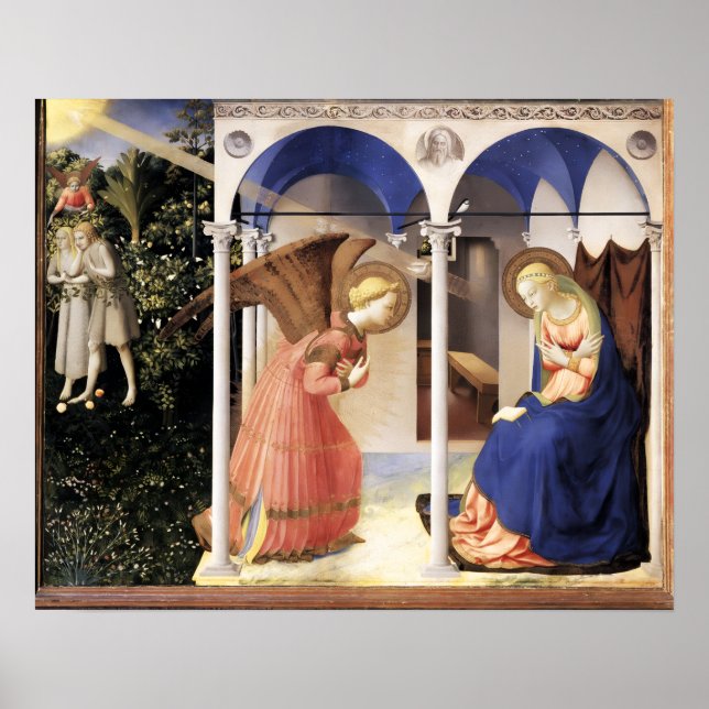ANNUNCIATION by Fra Beato Angelico Poster (Front)
