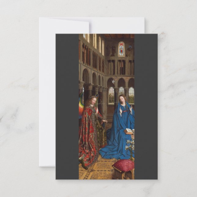 Annunciation by Jan van Eyck Thank You Card (Front)