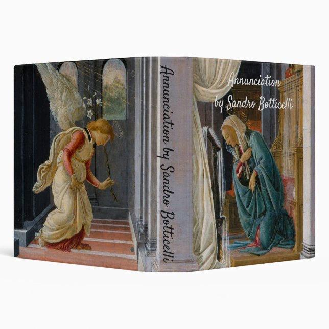 Annunciation by Sandro Botticelli Binder (Background)
