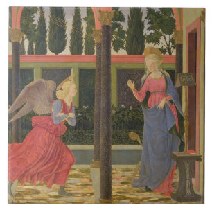 Annunciation, c.1457 (tempera on panel) tile