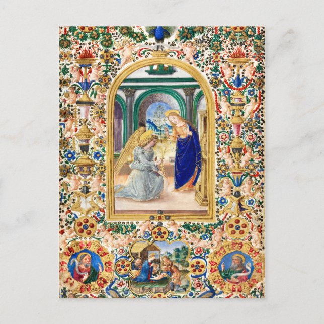 Annunciation Christmas   Postcard (Front)