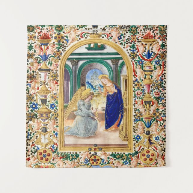 Annunciation Christmas   Tapestry (Front)