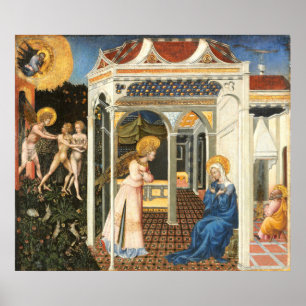 Annunciation - Giovanni di Paolo Fine Art Poster
