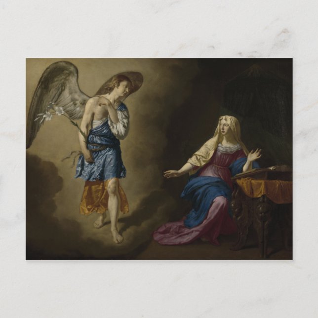 Annunciation of Mary, Velde Postcard (Front)