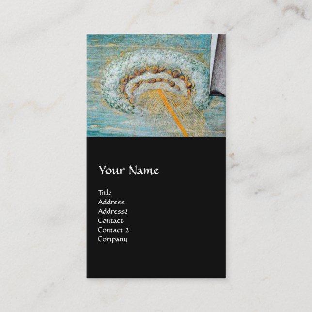 Annunciation ,Saint Emidius and an UFO Business Card (Front)