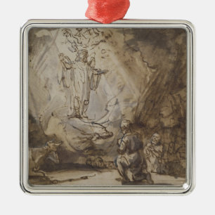 Annunciation to the Shepherds Metal Ornament