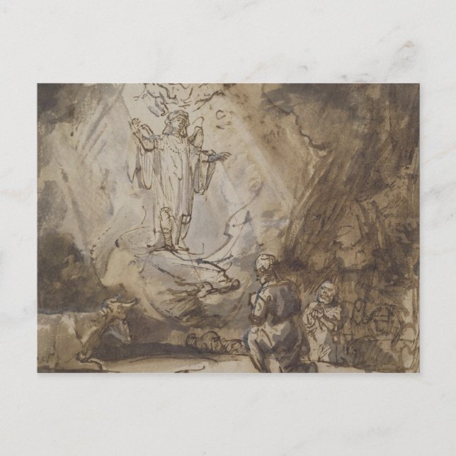 Annunciation to the Shepherds Postcard (Front)