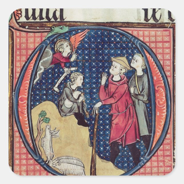Annunciation to the Shepherds Square Sticker (Front)