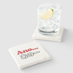 Ano... (Japanese for Umm...I Was Thinking) Stone Coaster