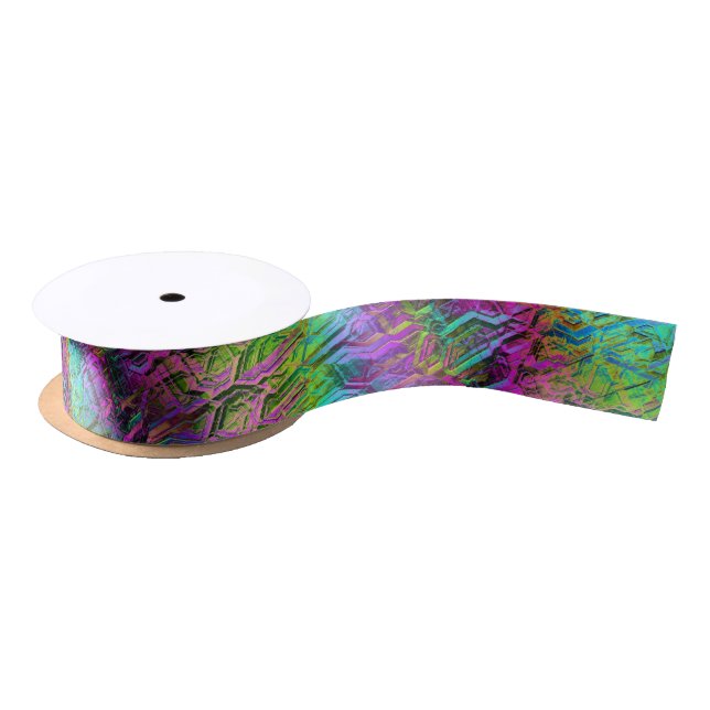 anodized rainbow titanium : satin ribbon (Spool)