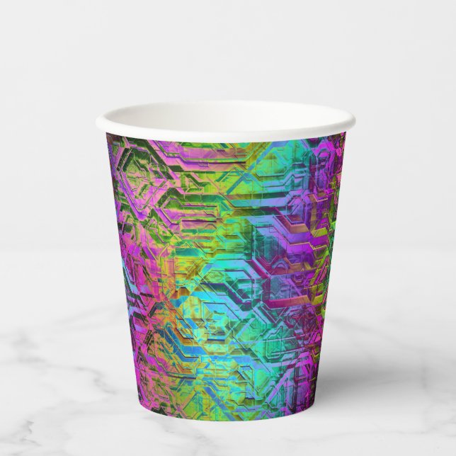 anodized titanium : paper cups (Front)