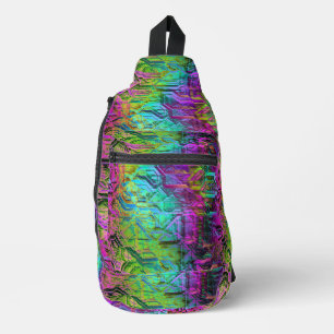 anodized titanium : sling bag