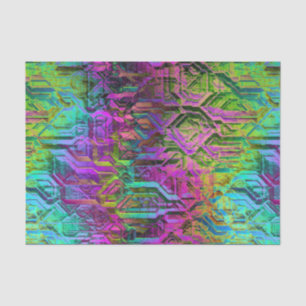 anodized titanium : tissue paper