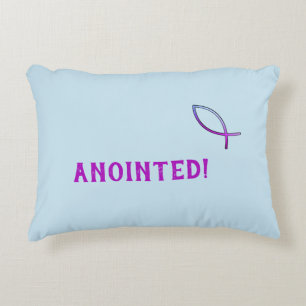 Anointed! Quote Throw Pillow