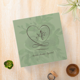 Anointed (Sage/Taupe) Love Letter Design  Binder